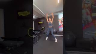 Cute Demet Özdemir workout