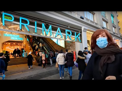 PRIMARK — Madrid, Spain (España) Walking Tour 4K 🇪🇸