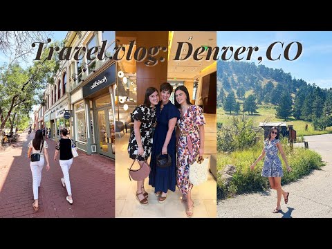 our trip to denver colorado | podcasting convention, exploring boulder, and more!