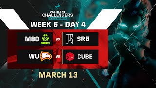 🔴 Day 17 | Week 6 | CHALLENGERS NA | Playoffs | [M80 vs SRB] - [WU vs CUBE]