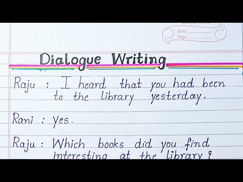 Dialogue Writing