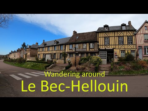 Wandering around Le Bec-Hellouin in Normandy one of the "most beautiful villages" of France