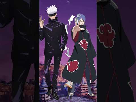 who is Strongest | Gojo vs Akatsuki members #gojo #jjk #anime