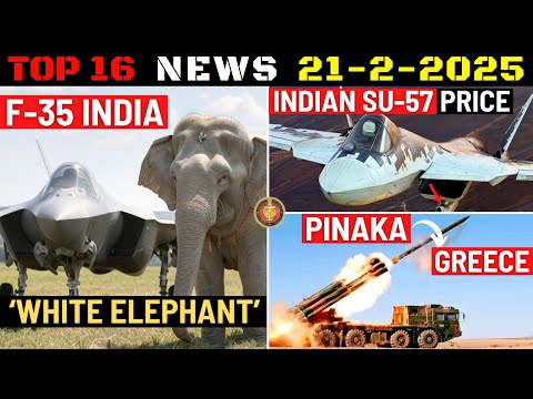 Indian Defence Updates : F-35 White Elephant,Indian Su-57E Price,Rudram-3 Trials,Pinaka To Greece