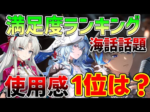 【鳴潮】海外「キャラ性能満足度」ランキング判明！【めいちょう】逆境深塔/DPS/フィービー/ブラント　カンタレラ　ショアキーパー　最強