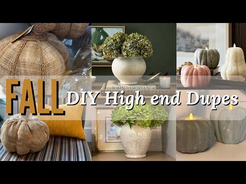 🍁 EASY Pottery Barn Dupes | Look for Less Fall DIYs | Fall Decor Ideas