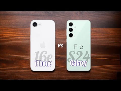 iPhone 16e ⚡ vs ⚡ SAMSUNG Galaxy S24 FE Full Comparison