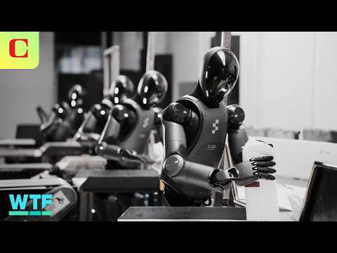 Humanoid Robots Working Together Running the Same AI