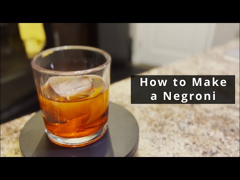 How to Make a Negroni