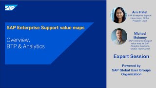 LIVE SESSION on SAP Enterprise Support value maps – Overview, BTP & Analytics