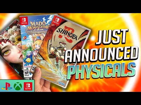 JUST Announced Physical Releases!