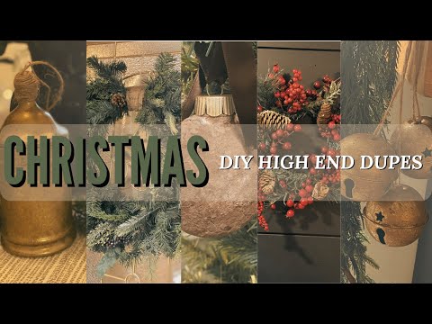 High End Pottery Barn Christmas DIY Dupes | Look For Less Holiday Decor