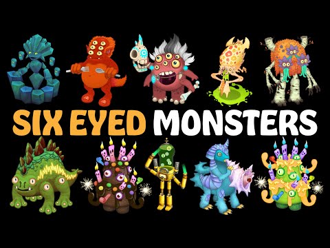 ALL SIX Eyed Monsters - My Singing Monster | MSM (Songs and Animations)