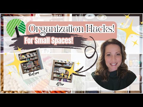 🤩😱 Easy Organization Hacks!  Grab These Now! Craft Room Tour and BONUS DIY!!