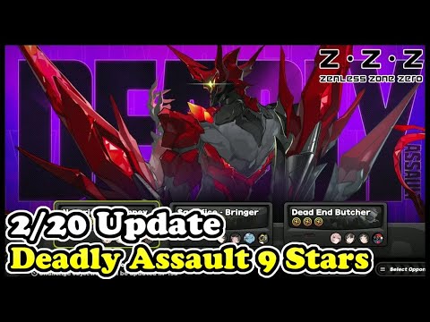 Deadly Assault 9 Stars (Update 2/20 to 3/5) | Zenless Zone Zero 1.5