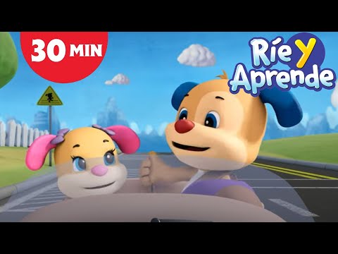 ¡Contando carros y ovejas! | Ríe y Aprende | +30 minutos de dibujos animados para niños