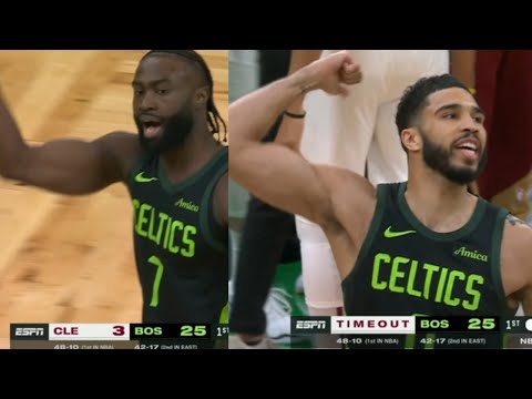 Jayson Tatum & Jaylen Brown tells Cavs “f**k outta here” THEN LOSES & blows 20 point lead! IMAO!