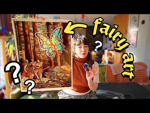 I bought an estate sale fantasy art portfolio... let's look through it 👀‍💫