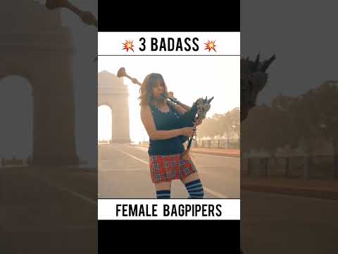 3 Badass Female Bagpipers rocking the Bagpipes in 3 different countries