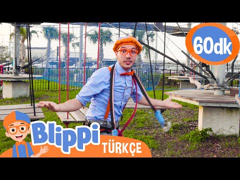 Blippi Eğlence Parkını Ziyaret Ediyor - Süper Hızlı Yarış | Blippi - Çocuklar için Eğitici Videolar