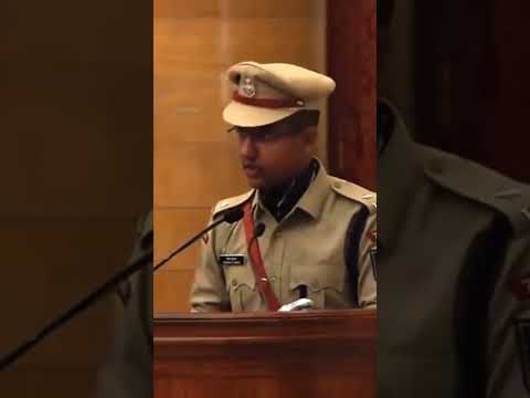 Youngest IPS OFFICER Speech #motivation #upsc #ipsofficer #iasofficer #shortsviral