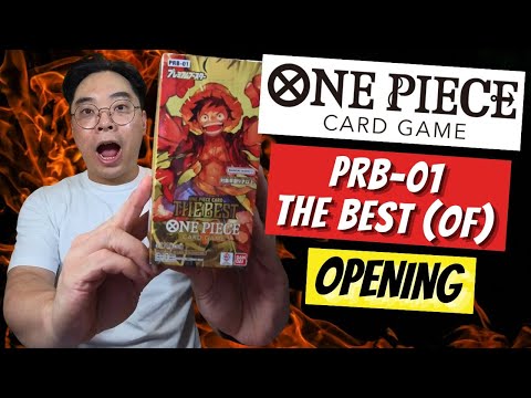 NEW One Piece Japanese PRB-01 THE BEST (OF) Booster Box Early Opening!