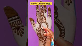 Christmas Special Mehndi Designs #youtubeshorts #mehndi #viralvideo