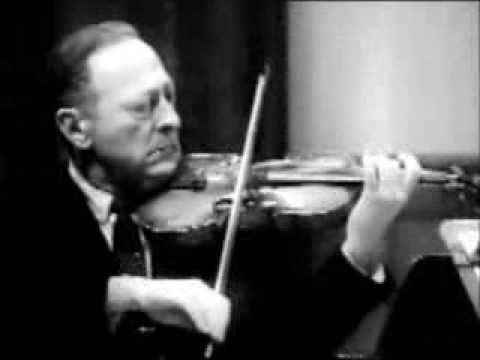 BACH Double Violin Concerto (Largo) JASCHA HEIFETZ & ERICK FRIEDMAN 1962