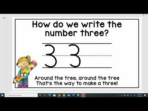 How to Write the Number 3