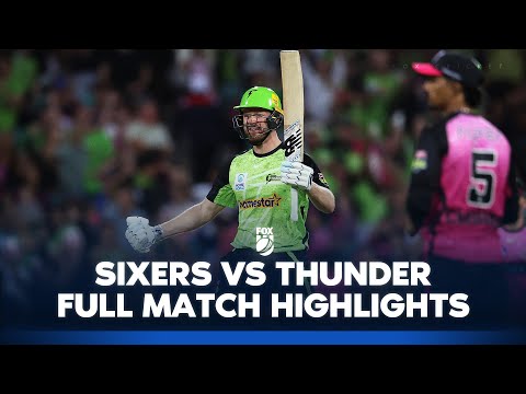 Challenger Final: Sydney Sixers vs Sydney Thunder | Full Highlights | 24/01/25 | BBL | Fox Cricket