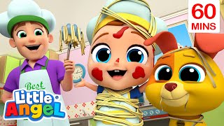 Pasta Song (Cooking with Daddy) + More @LittleAngel Kids Songs & Nursery Rhymes