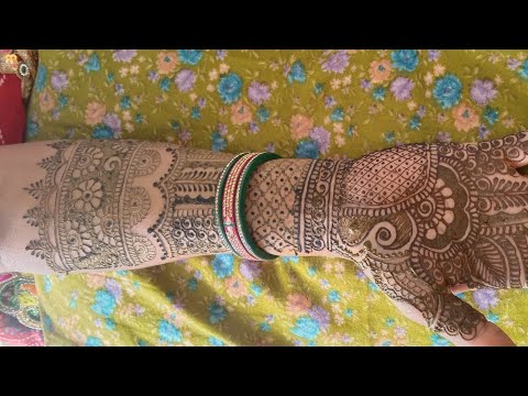 very beautiful bridal mehndi designs easy dulhan mehndi design# Mehandi lovers 😍