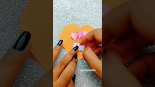 Cute way to say i love you || easy paper craft || #shorts #diy #clay #claycraft #papercraft #craft