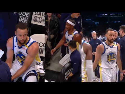 Steph Curry to Butler "Give me the ball & move!" & RAN OFF THE Nets COURT after shot