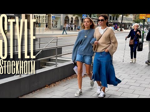 Beautiful Stockholm Street Fashion | Early Autumn Fashion Trends 2024 | Swedish Street Style