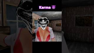 Karma ☠️😈 #shorts #scary #granny #ytshorts #nostalgia