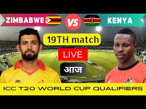 Zimbabwe vs Kenya | ZIM vs KEN |19th Match of ICC Men's T20 World Cup Africa Region Qualifier 2023