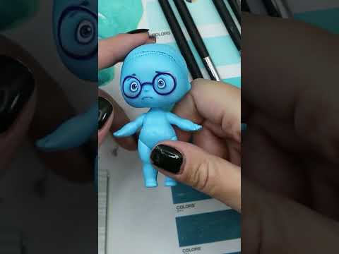 FROM LOL TO SADNESS DOLL MAKEOVER by Poppen Atelier #art #shorts