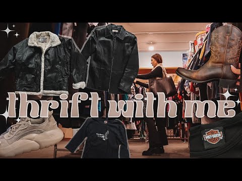 Thrifting my DREAM jacket! winter thrift with me! + thrift Haul