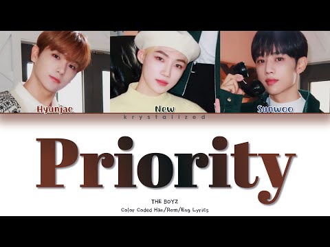 THE BOYZ (더보이즈) - Priority (우선순위) (Run On OST Part.7) [HAN|ROM|ENG Color Coded Lyrics]