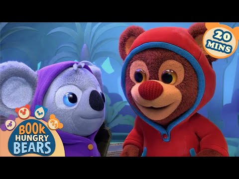 Bedtime Stories 🧸💫 with Book Hungry Bears | Fun Learning Videos | 9 Story Kids