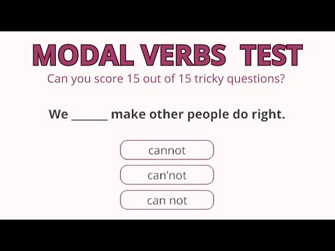 Modal Verbs Test - Can you get full marks on these 15 tricky questions? – English Grammar Test