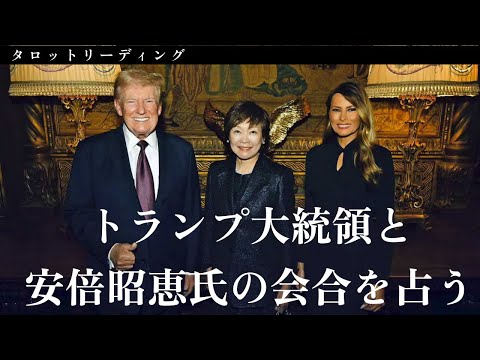 【タロット占い】🇯🇵石破総理は？！🇺🇸トランプ大統領と安倍昭恵氏の会合を占う