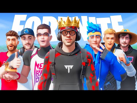 Winning With EVERY YouTuber Fortnite Icon Skin!