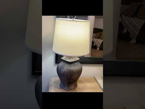 Designer Inspired Lamp Makover | High End Look for Less #budgetfriendlydecor #lookforless #shorts