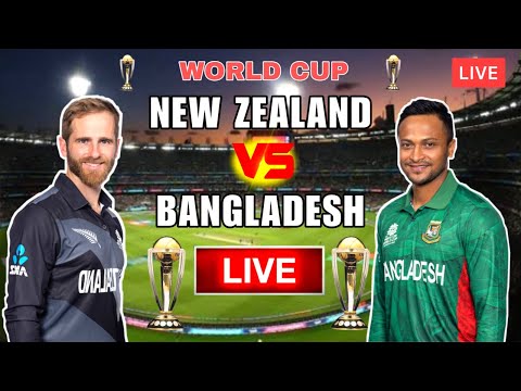 Live: NZ VS BAN, ICC Cricket World Cup 2023, Live Match Centre | New Zealand vs Bangladesh | 1st Inn