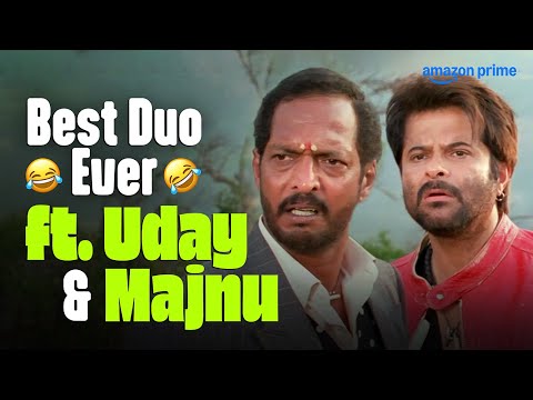 Uday And Majnu Bhai Comedy Video 😂 ft. Anil Kapoor & Nana Patekar | Welcome Movie | #primevideoindia