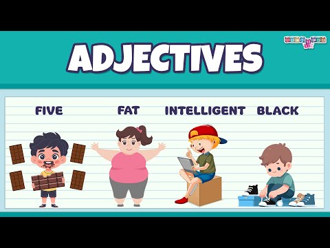 Adjective I Learn Adjectives | Describing Words I Examples of Adjectives | English Grammar for Kids