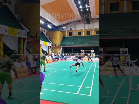 Back to back dives 🤯🔥🔥 #shorts #badminton #yonex #bwf #badmintonlovers