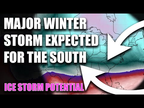 Major Winter Storm Expected For The South! Ice Storm Concerns Are Growing..